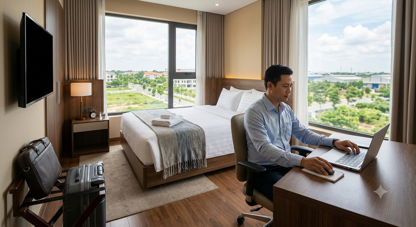 Gợi ý các loại phòng phù hợp tại Khách sạn Trâm Anh cho khách công tác một mình