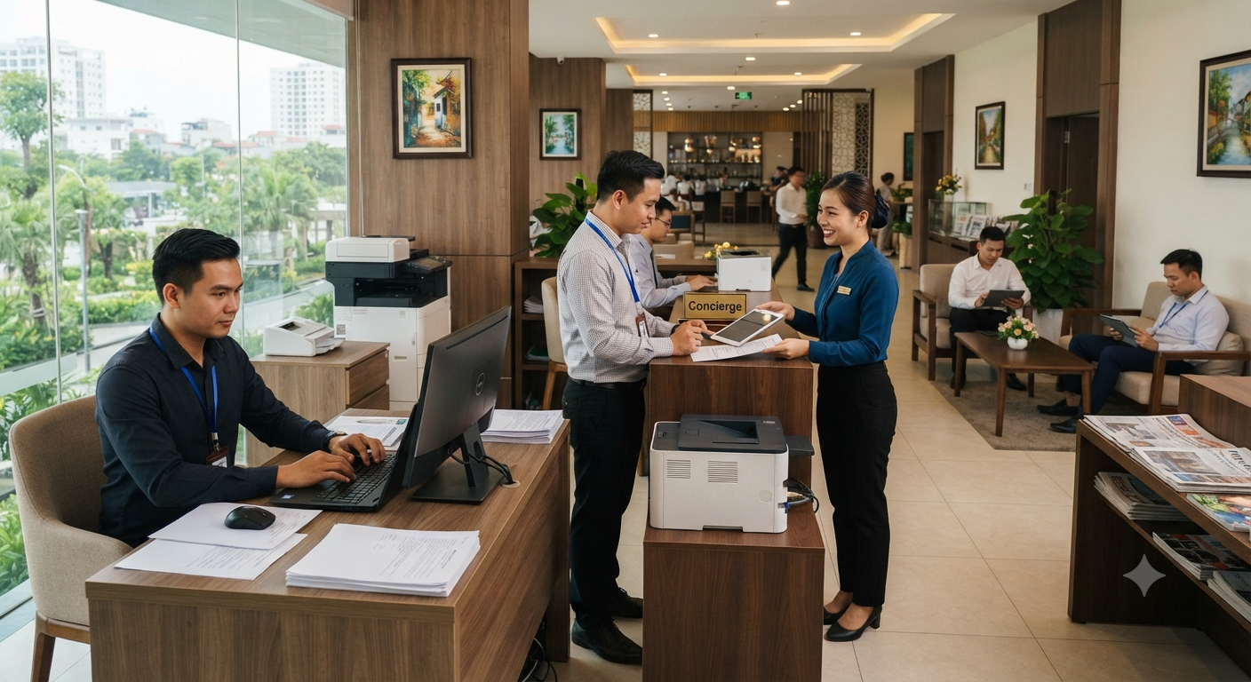Các dịch vụ bổ trợ không thể thiếu cho khách công tác tại Khách sạn Trâm Anh